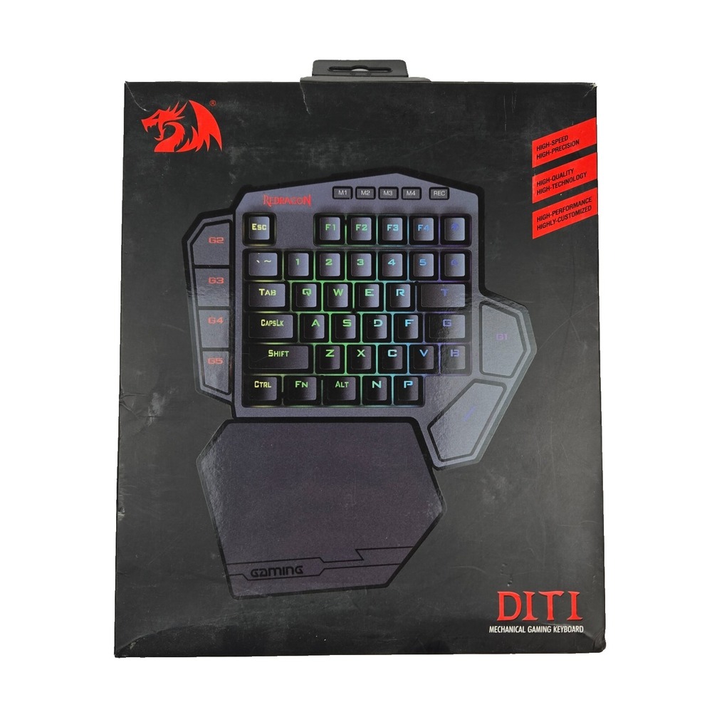 Red Dragon Diti Mechanical Gaming keyboard‎ SEALED